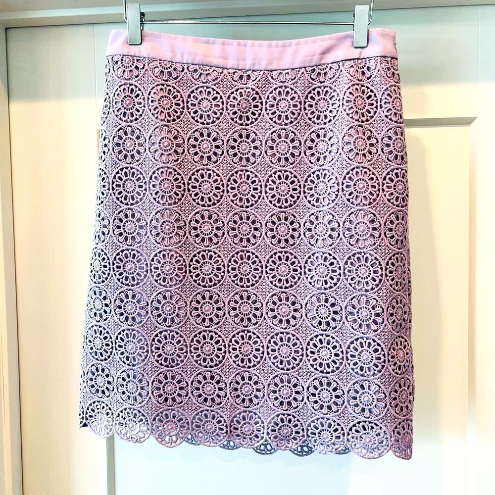 Gorgeous Lavender Lace Skirt